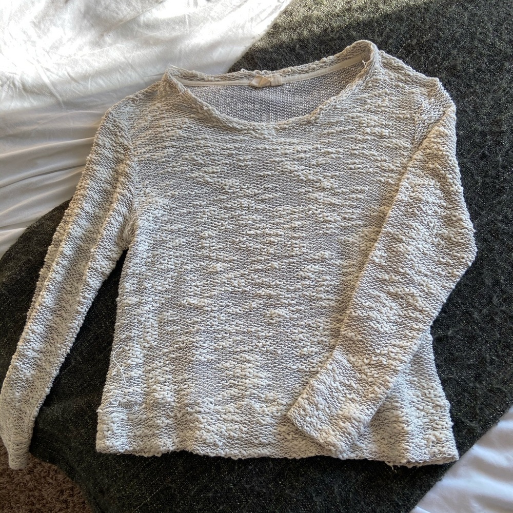 Cream sweater